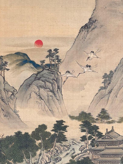 墨江武禅 蓬莱山｜古美術・掛け軸の販売・買取・鑑定-松本松栄堂