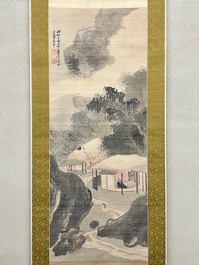 与謝蕪村 夏景山水図｜古美術・掛け軸の販売・買取・鑑定-松本松栄堂