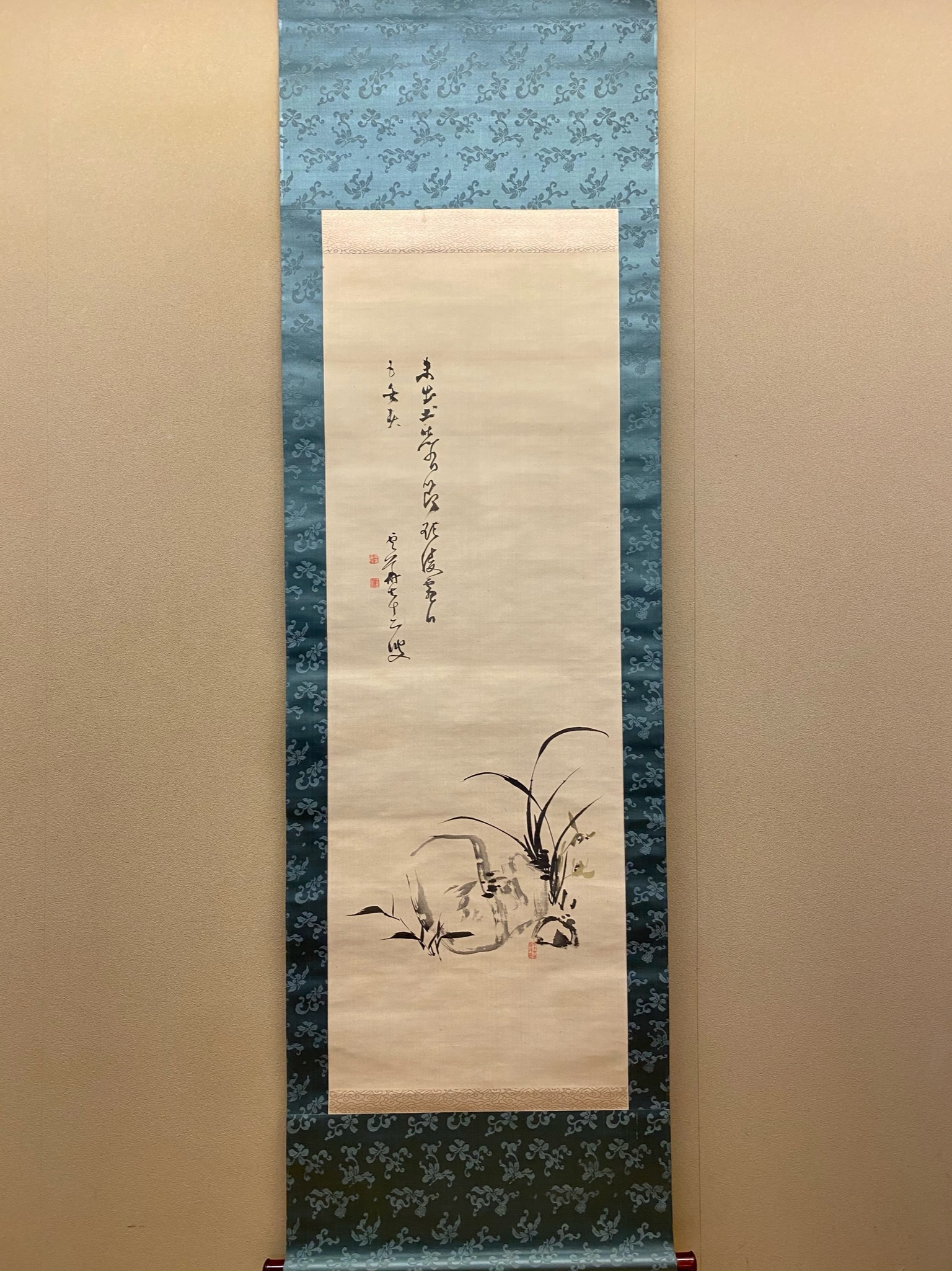 雲華 蘭図｜古美術・掛け軸の販売・買取・鑑定-松本松栄堂