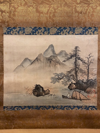 雲谷等益 山水 双幅｜古美術・掛け軸の販売・買取・鑑定-松本松栄堂