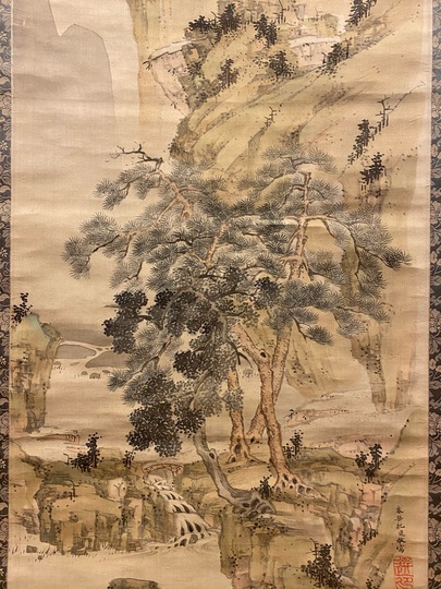 浦上春琴 天保九如図｜古美術・掛け軸の販売・買取・鑑定-松本松栄堂