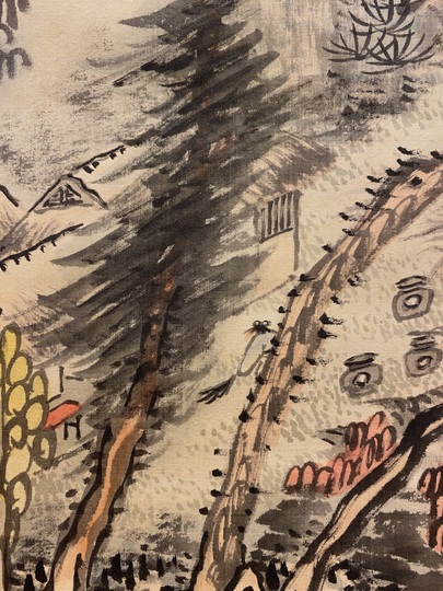 田能村直入 秋景山水図｜古美術・掛け軸の販売・買取・鑑定-松本松栄堂