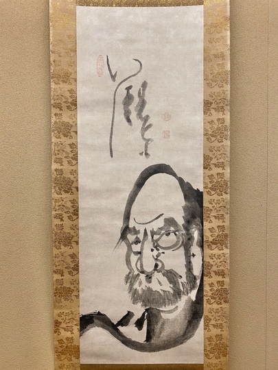 白隠慧鶴 達磨図｜古美術・掛け軸の販売・買取・鑑定-松本松栄堂