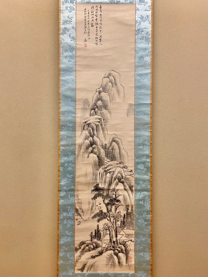 頼山陽 山水図｜古美術・掛け軸の販売・買取・鑑定-松本松栄堂