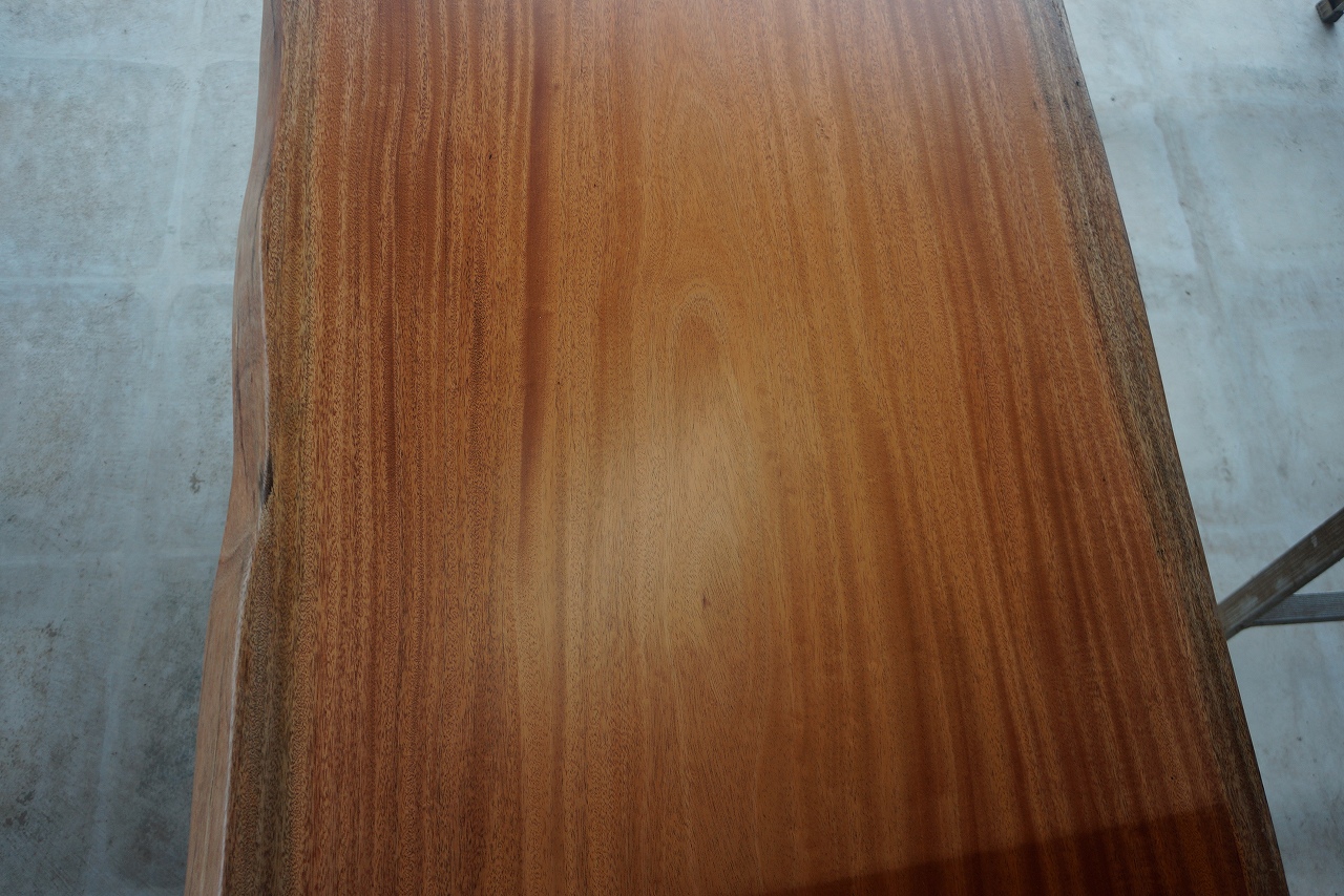 天然木 新潟工場 ボセ（アフリカンチェリー）材 一枚板 カウンター