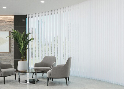 カーブタイプ ラインドレープ タチカワブラインド｜縦型ブラインド