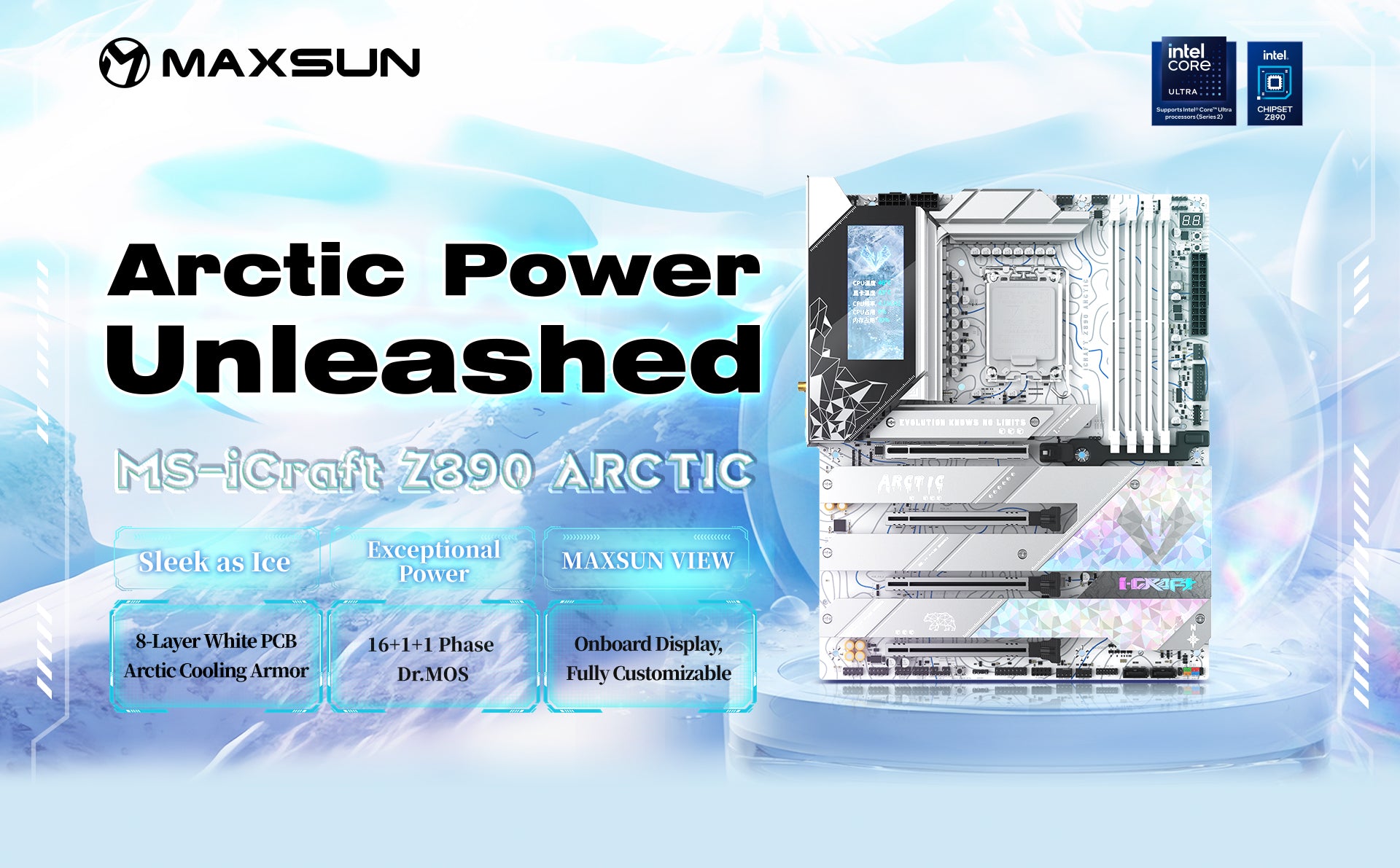 MS-iCraft Z890 ARCTIC