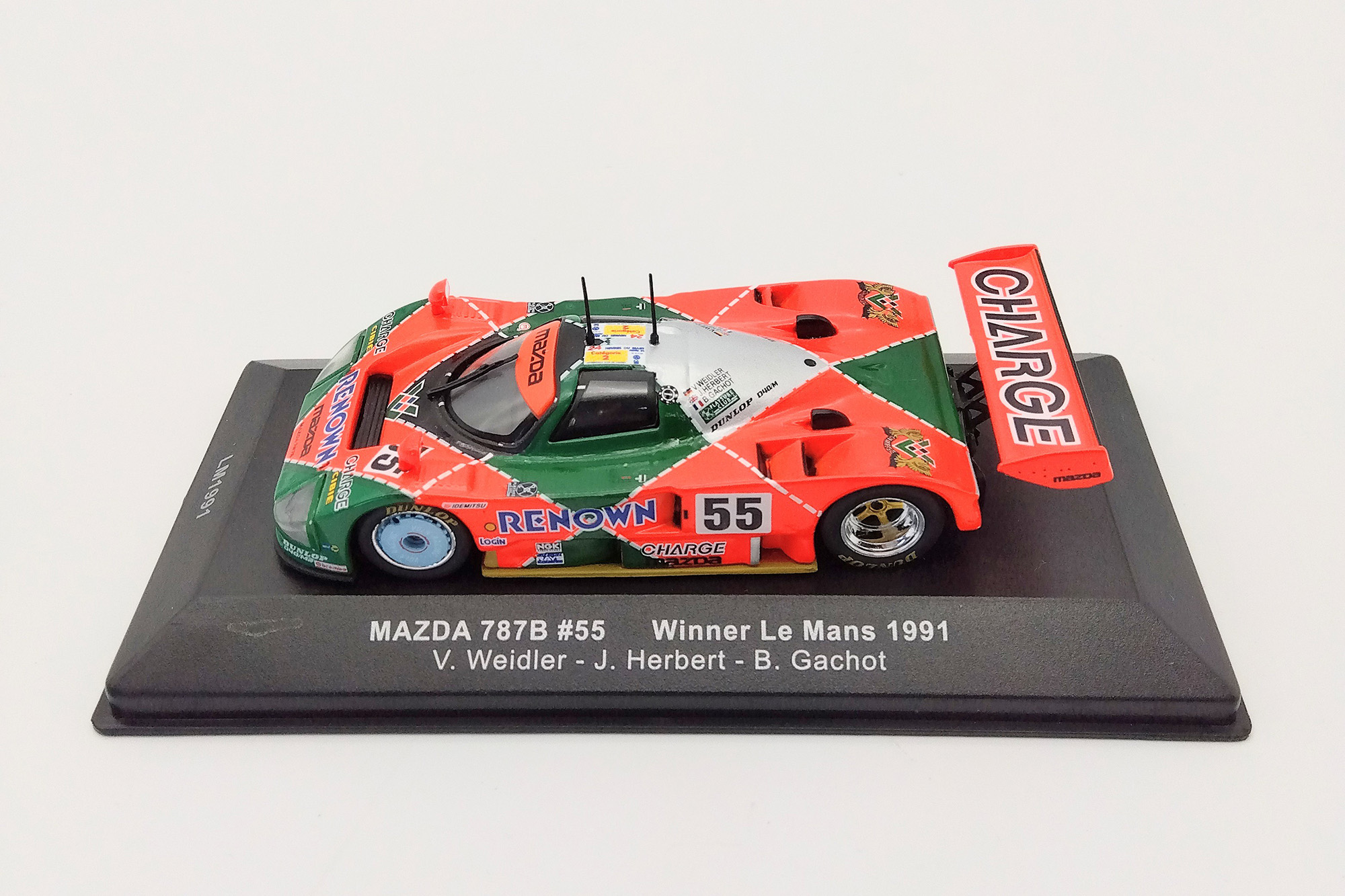 787Bルマン1991優勝車 1/43