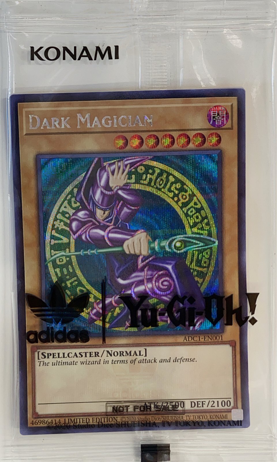 ブラックマジシャン(英語版) (未開封) [シークレット] {ADC1-EN001
