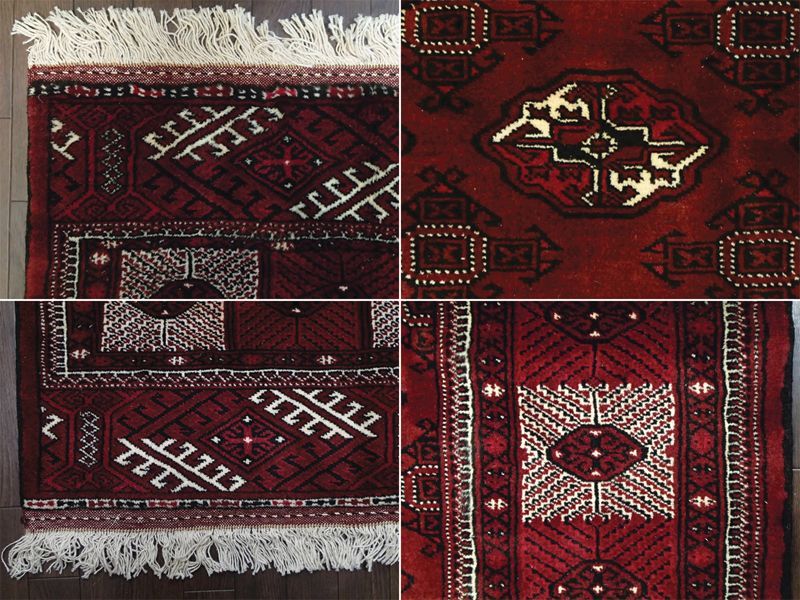 ペルシャ 絨毯 トルクメン 2.9m リビング ダイニング サイズ 290 x 202