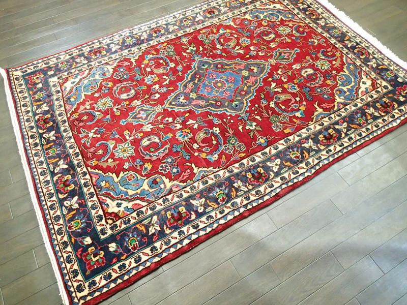 オールド ペルシャ 絨毯 バクティアリ 1.8m センター ソファ サイズ