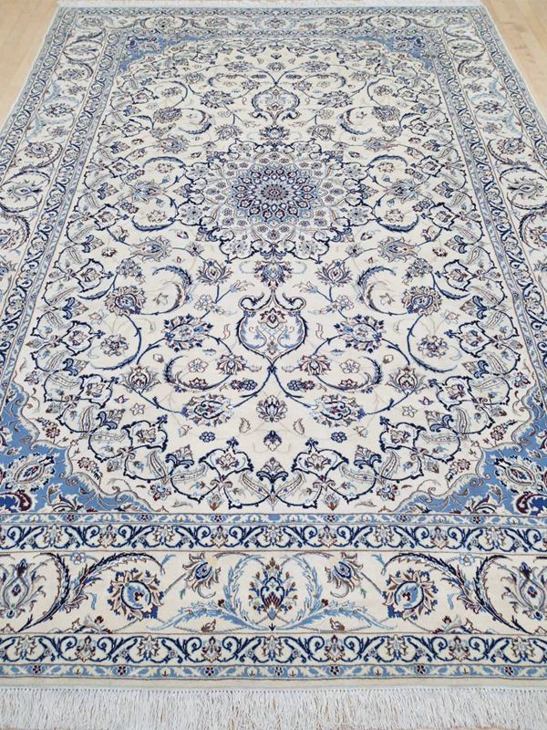 新品 ペルシャ 絨毯 ナイン 9la 3.5m リビング ダイニング 大判 サイズ