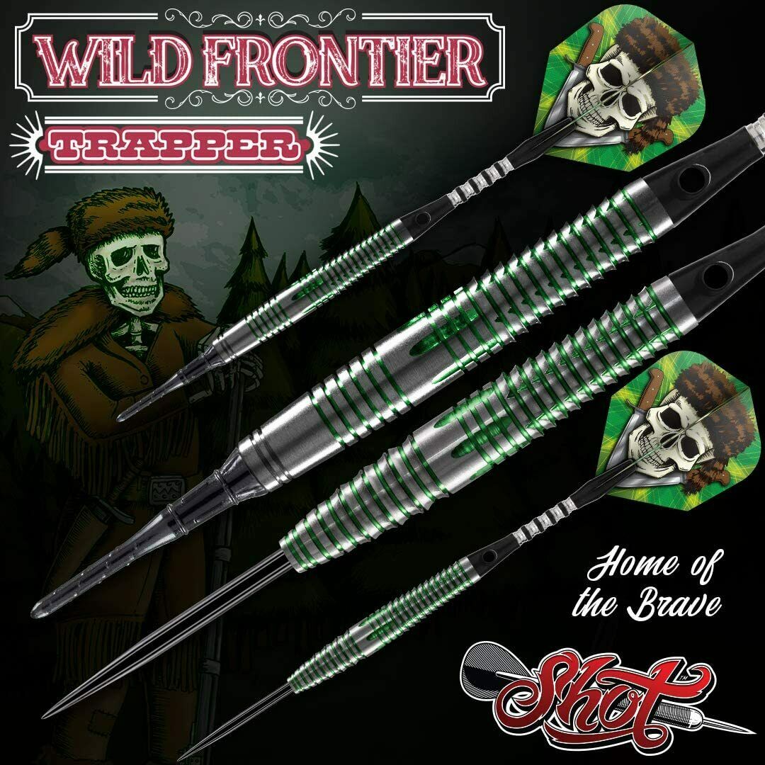 Shot! Darts Wild Frontier Trapper-Steel Tip Dart Set-Front