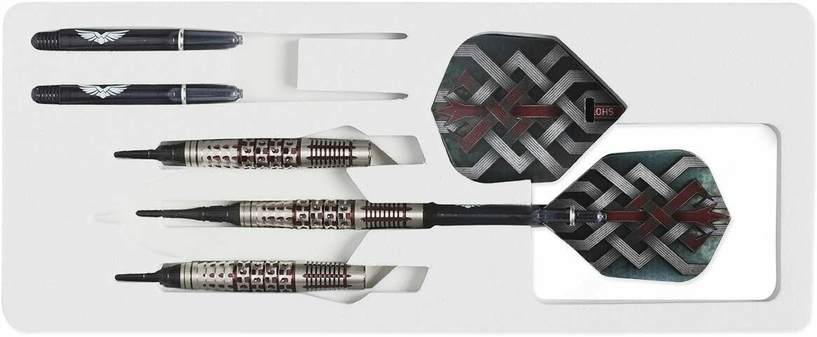 Shot! Darts Viking Berserker-Soft Tip Dart Set-Centre Weighted-90