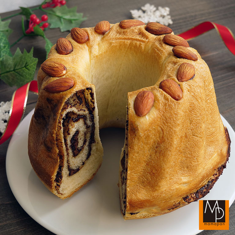 型 シリコン樹脂塗装 クグロフ型 小 TC__ 【ママパンWEB本店】小麦粉と