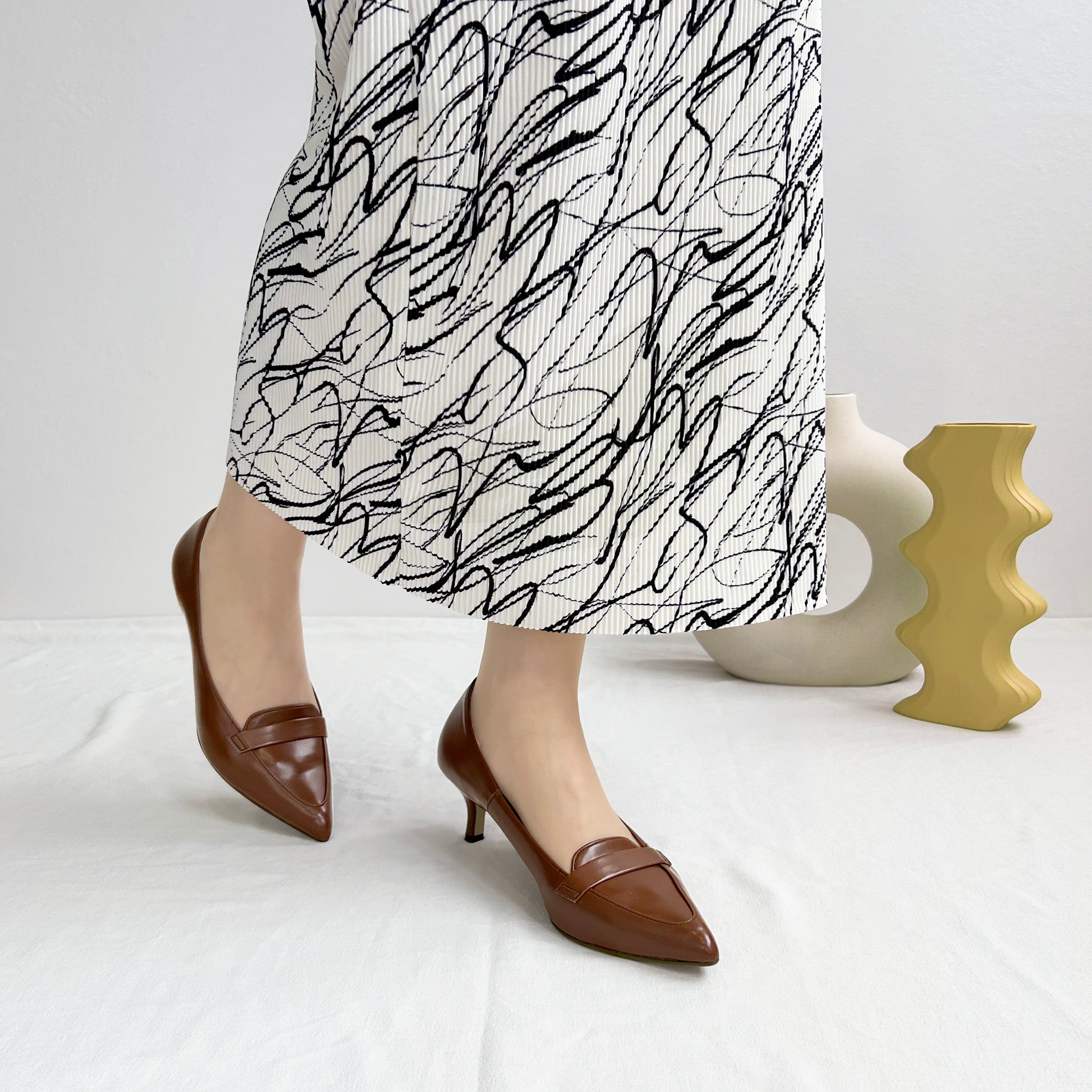 ローファースタイル パンプス（5725）スチール – mamian マミアン公式