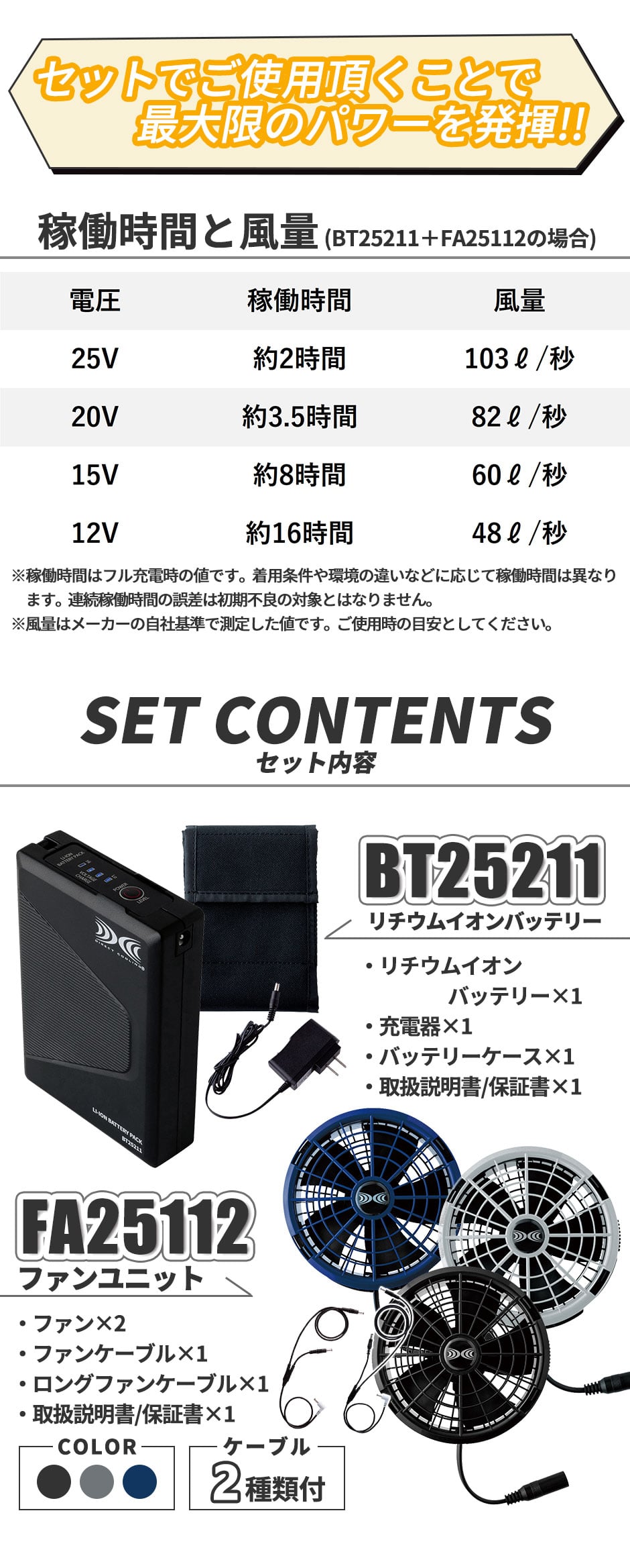 dショッピング |【即日出荷】空調服(R) 空調作業服 2025 ファン