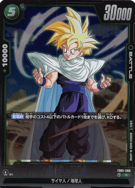 覚醒の鼓動 レア】孫悟飯：少年期 FB01-089 - マナソース