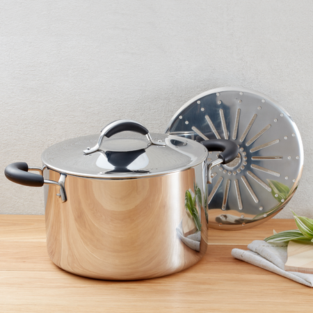 ステンレス鍋｜両手鍋｜Velona nuovo 兼用鍋 22cm すのこ付き – 【公式