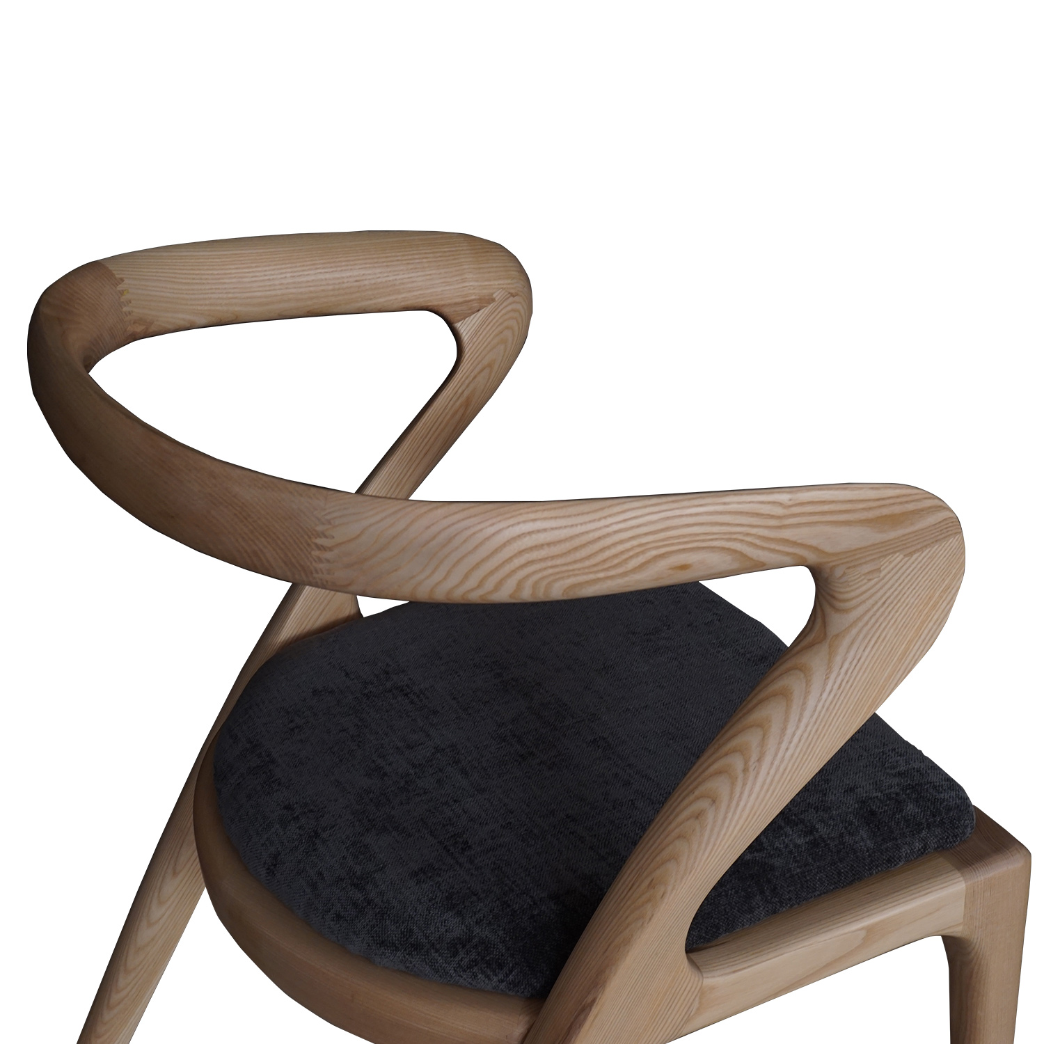 WL-029 アッシュ無垢材 ダイニングチェアNA DGY – MARGINAL