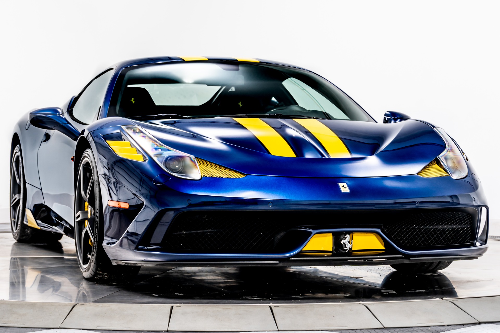 Used 2015 Ferrari 458 Speciale in Blu Tour De France For Sale