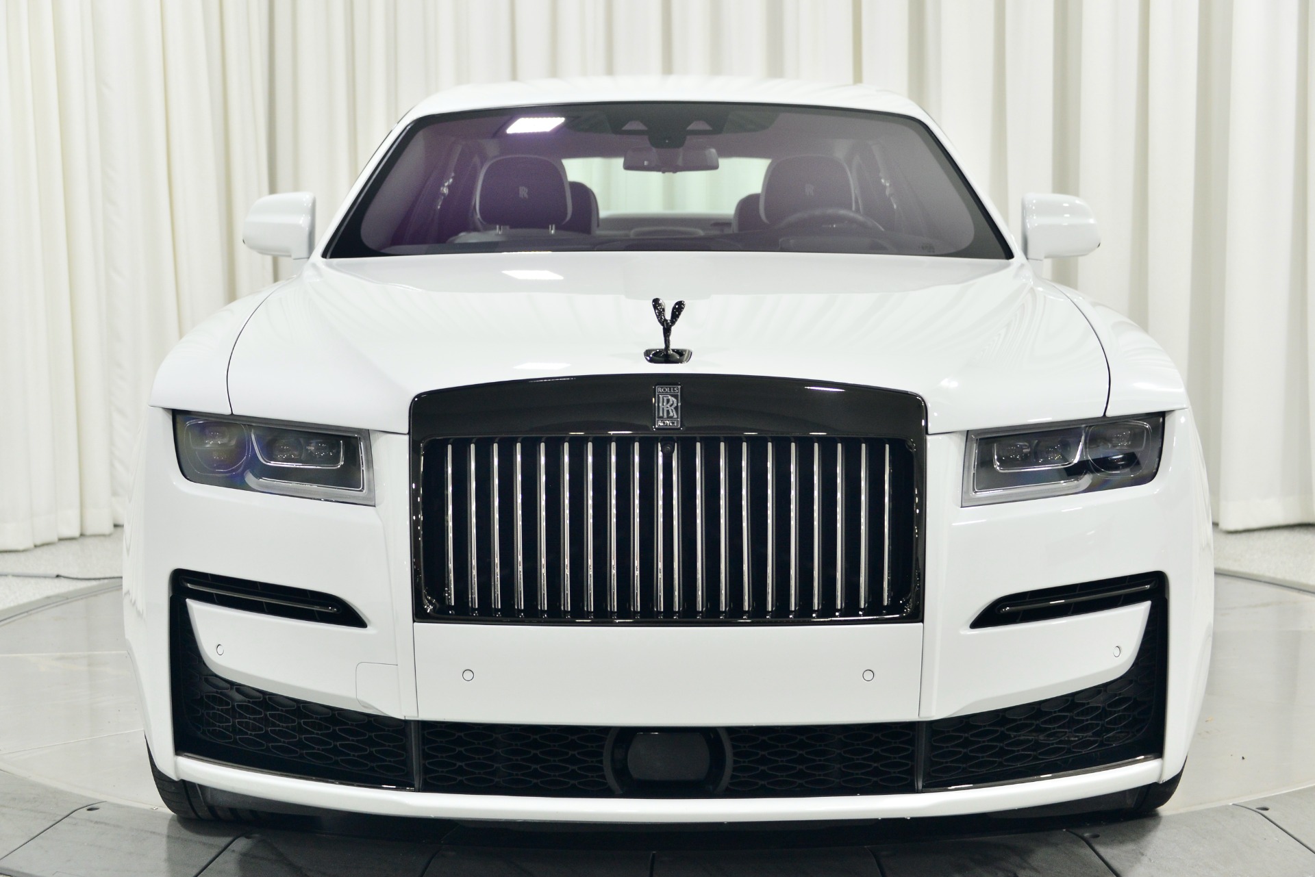 Arctic White Rolls-Royce Ghost Black Badge with Arctic White