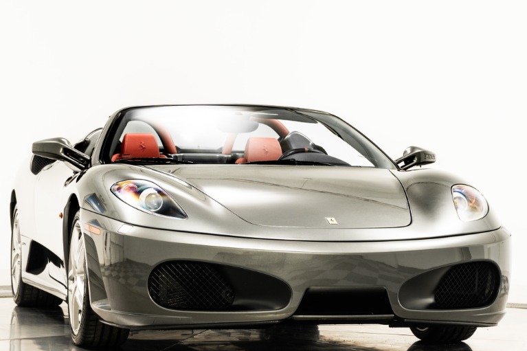 Grigio Silverstone Ferrari F430 Spider with 4.3L DOHC V8 483hp