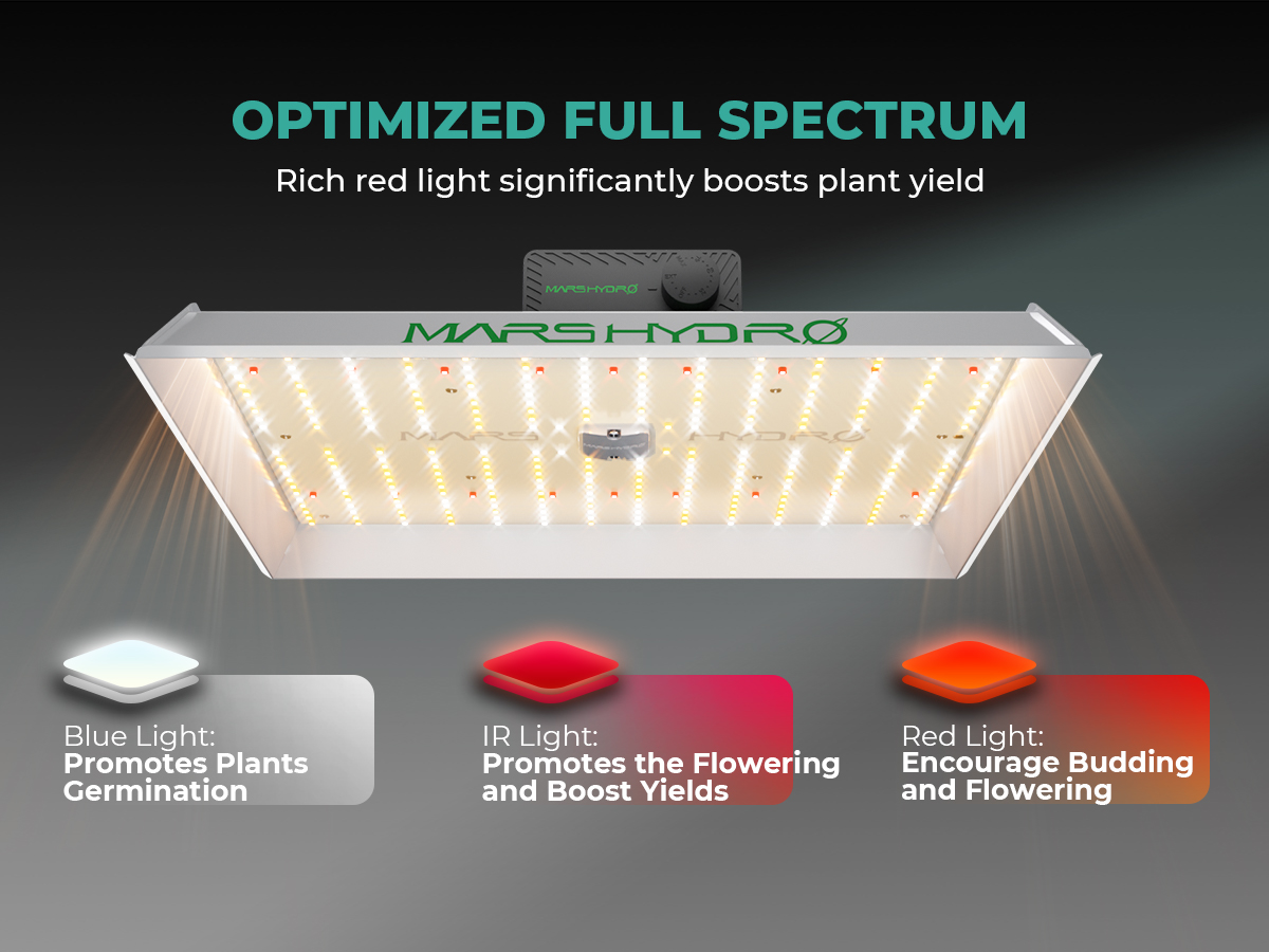 TSL 2000 Full Spectrum 2x4 Grow LED Light| Mars Hydro