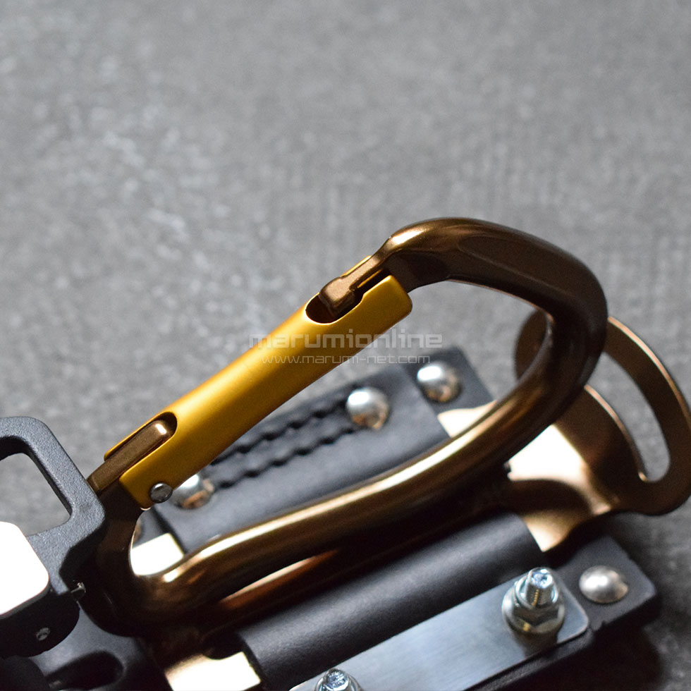 ニックス KNICKS チェーンタイプ金属セフ カラビナ ホルダーセット