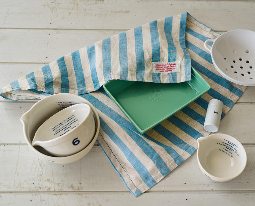 キッチンリネン :: 布・生地 :: ジャルダン(ヴェール) 生地 幅150cm