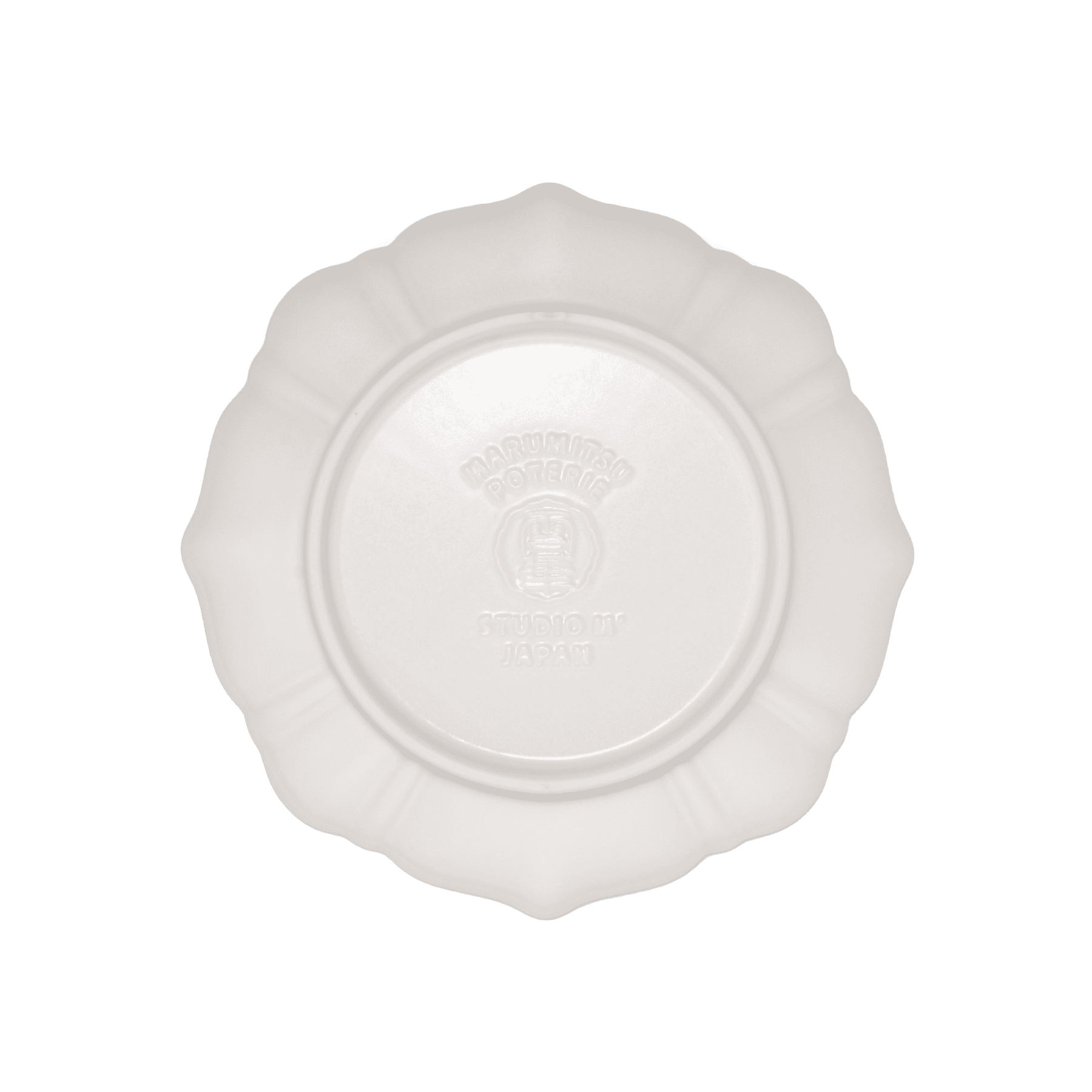 スタジオ エム :: 雪華 :: 雪華(せっか) 5.5寸高台皿 - マルミツウェブ