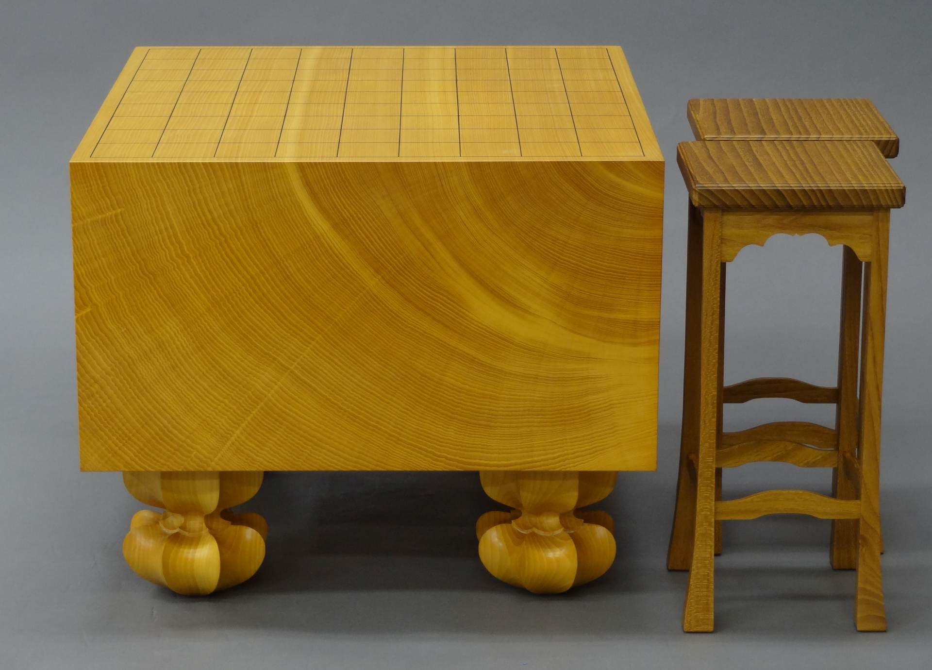 柾目将棋盤 1/3｜丸八碁盤店