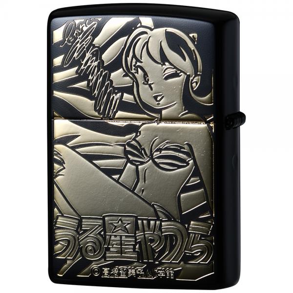 うる星やつら Zippo A柄(ブラック×ゴールド) | Zippoオンラインショップ