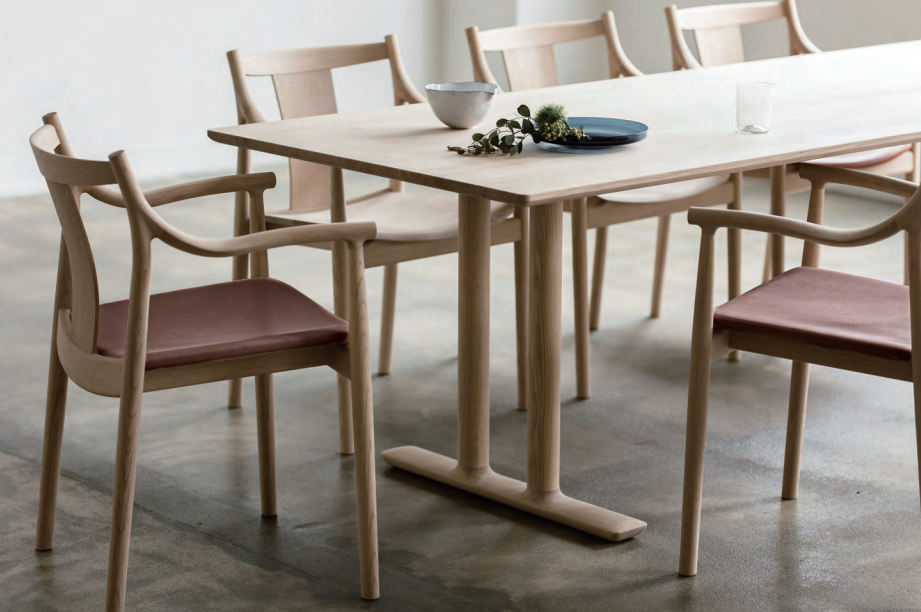 ダイニングテーブル 幅150-240cm 高さ71cm 無垢材 オーク