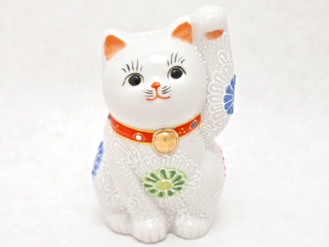 九谷焼 3号招き猫盛 白盛 黄盛 盛 黒盛 九谷焼マルヨネ 陶芸窯和陶房