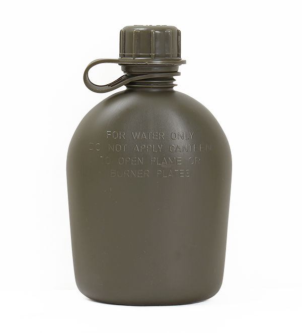 US(米軍) 1QT プラ キャンティーン(水筒)/OD/米軍規格・新品