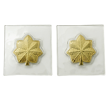 USAF(米空軍) 階級章 Maj(少佐) ヴィニールカバー・タイプ/ペア
