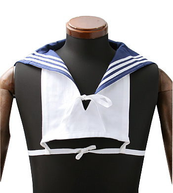 東ドイツVM(人民海軍) セーラー襟・着脱式/実物・未使用