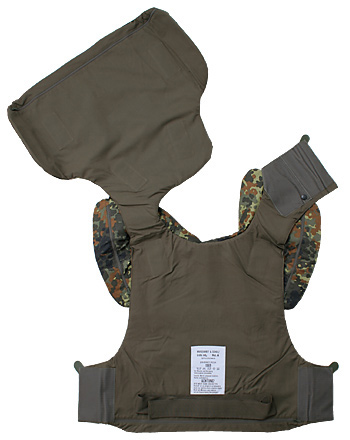 BW ドイツ連邦軍SK-1防破ベスト 実物中古ケブラー防弾材付 1989年製