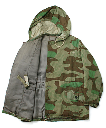WWII ドイツ軍 WH/LW スプリンターパターン迷彩パルカ/実物・良の上