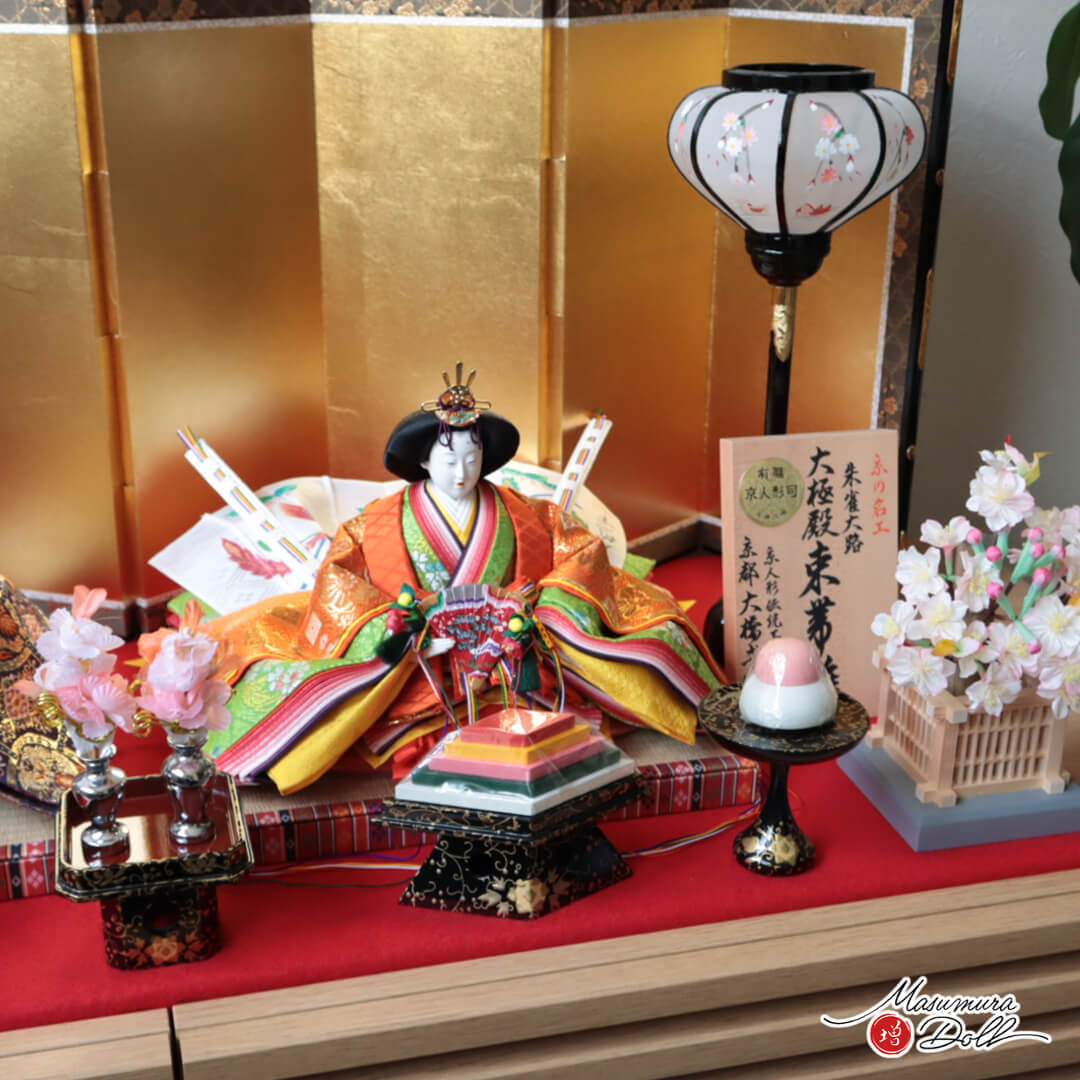 雛人形 最高級 京製 ひな人形 おひなさま 大橋弌峰 京9番 正絹西陣織