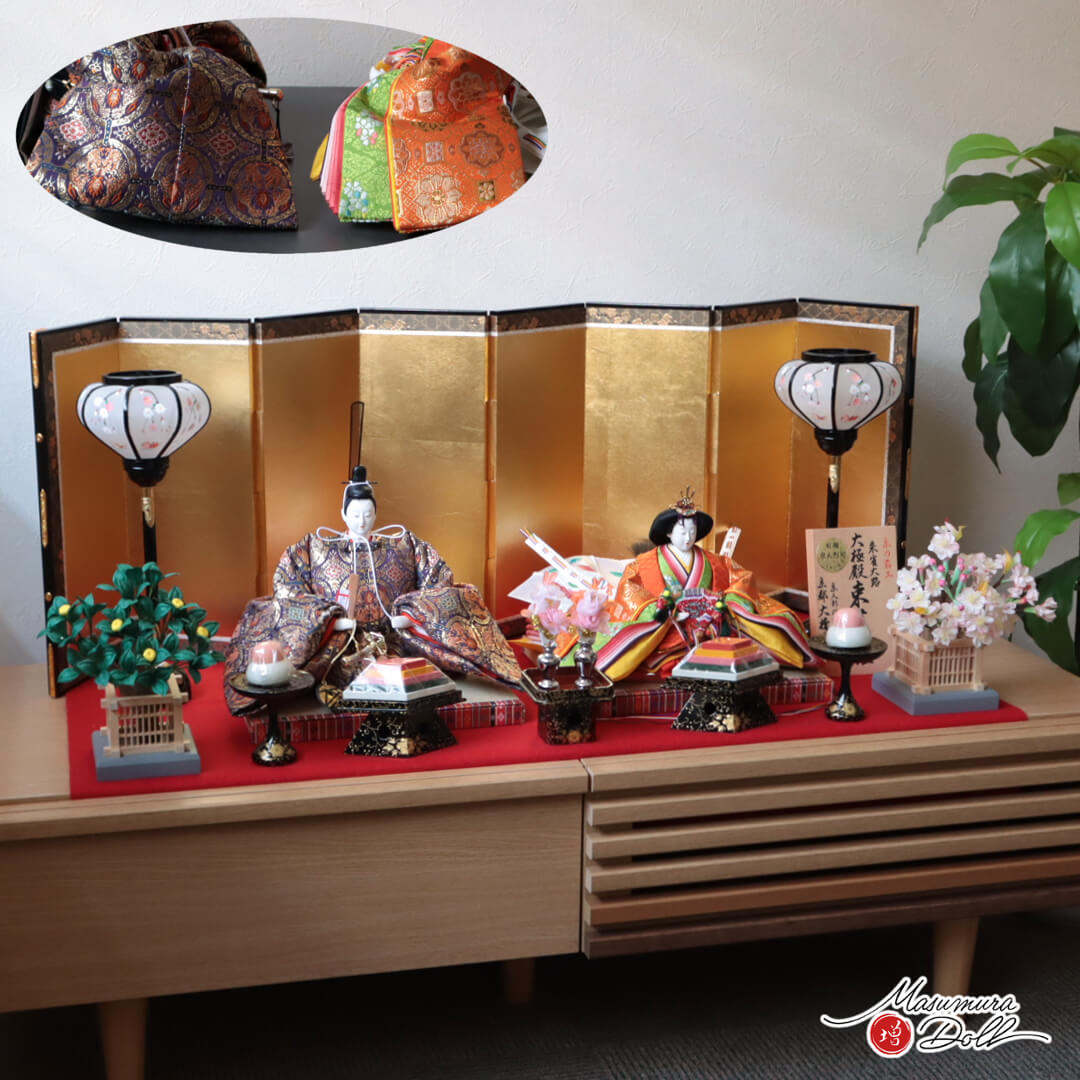 雛人形 最高級 京製 ひな人形 おひなさま 大橋弌峰 京9番 正絹西陣織