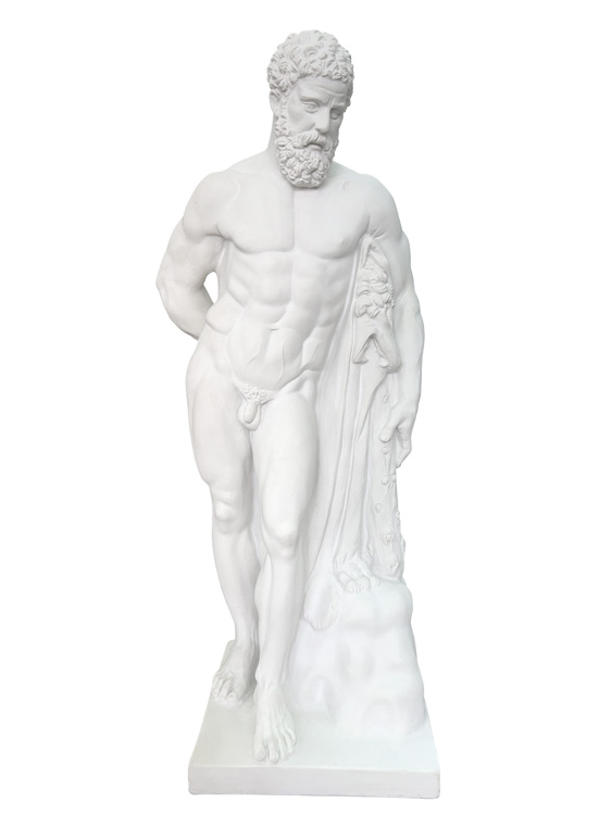 イタリア製 コスモラックス ヘラクレス 石像 大理石彫塑