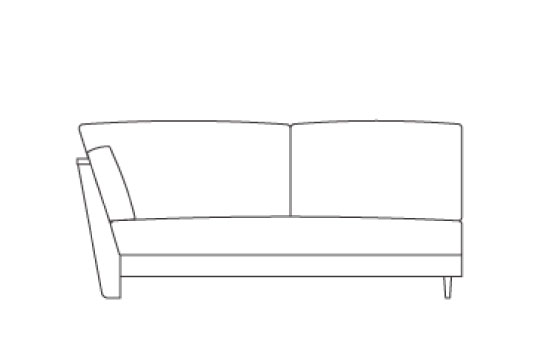 heaven HEAVEN 950 SOFA(ワンアーム2シーター180)の通販 / マスター