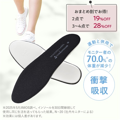 公式]インソール 美姿勢インソール | マキアレイベルのスキンケア化粧品