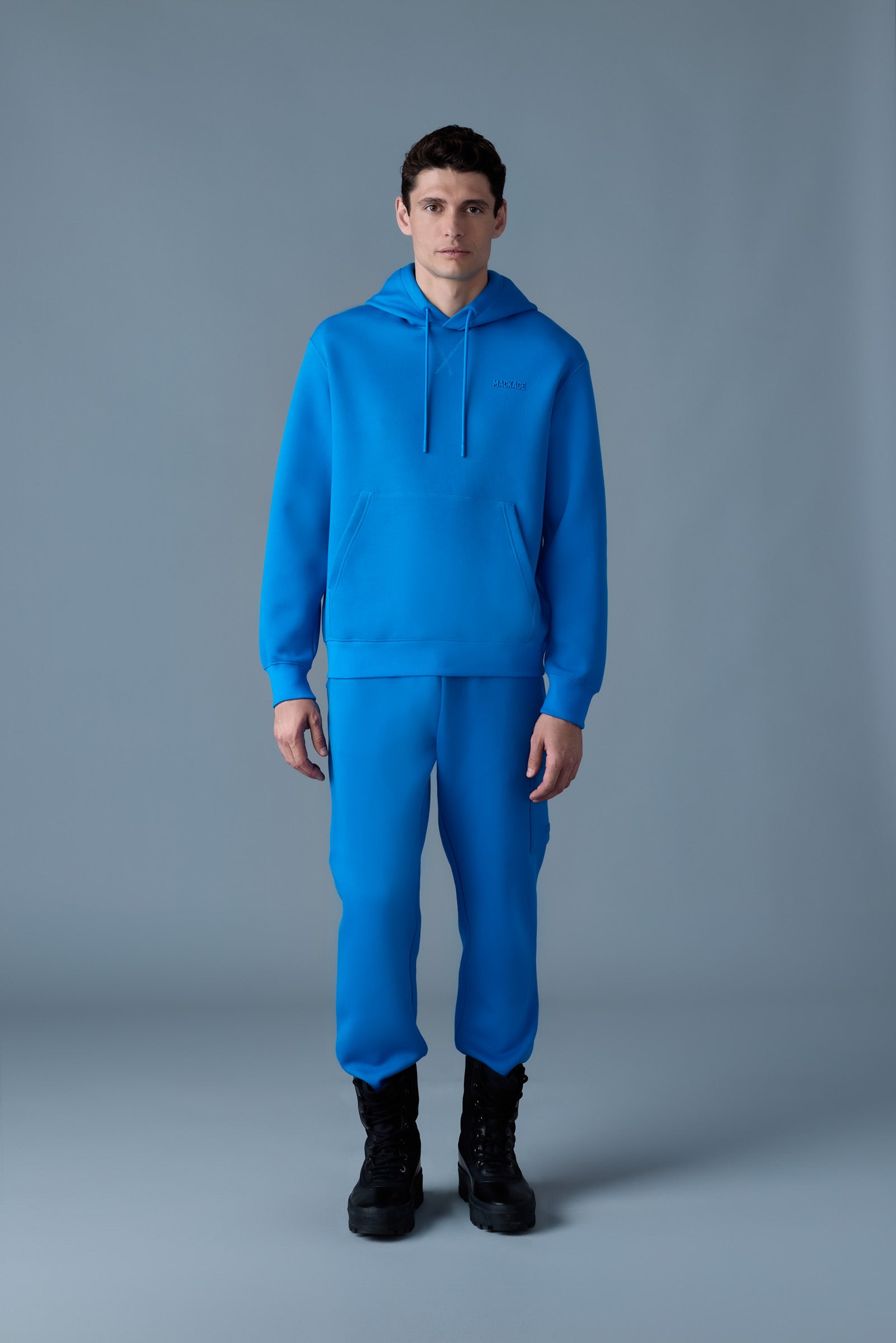 KRYSTIAN Double-Face Jersey Hoodie for Men | Mackage EU