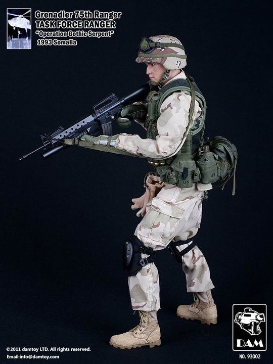 Grenadier -75th Ranger Task Force Ranger Somalia 93 Dam Toys