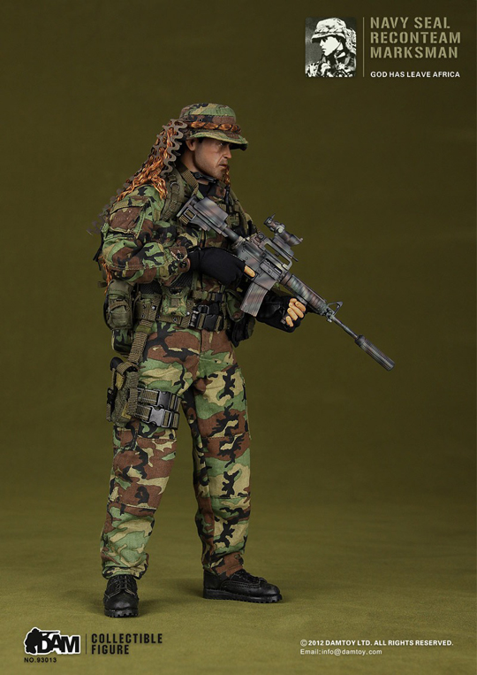 NAVY SEAL RECONTEAM - MARKSMAN Dam Toys - Machinegun