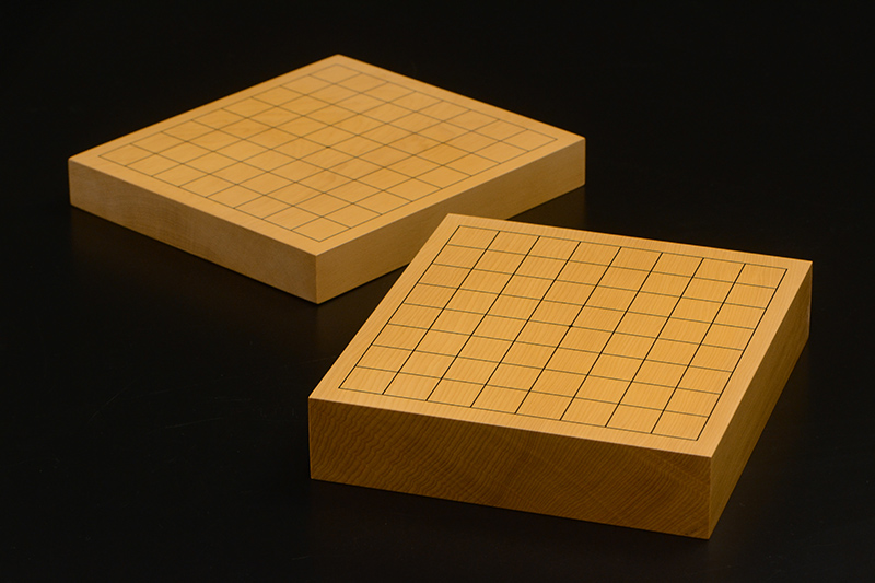 囲碁初心者に、段階的に学べる小路盤 【前川榧碁盤店】本榧碁盤・将棋