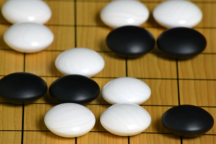 本蛤碁石 実用40号 | 前川榧碁盤店